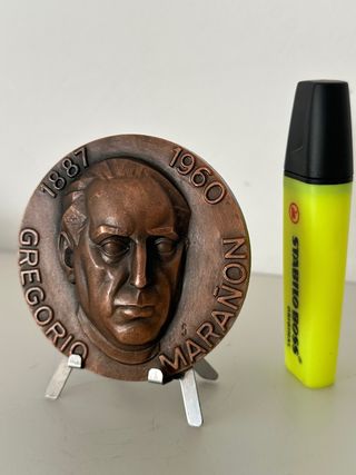 MEDALLA BRONCE GREGORIO MARAÑÓN 1887-1960