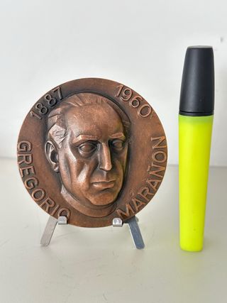 MEDALLA BRONCE GREGORIO MARAÑÓN 1887-1960
