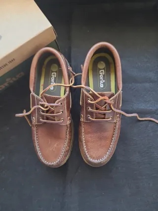 Zapatos Náuticos Gorila Talla 38 Marrones