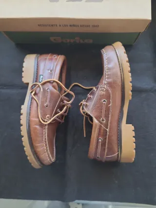 Zapatos Náuticos Gorila Talla 38 Marrones