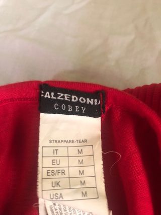 Vestido Calzedonia Rojo Talla M
