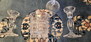 Juego Cristal tallado Bohemia 3 Piezas