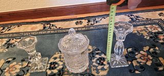 Juego Cristal tallado Bohemia 3 Piezas