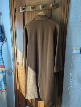 Abrigo vintage lana angora y cachemira