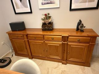 Mueble salón madera + aparador