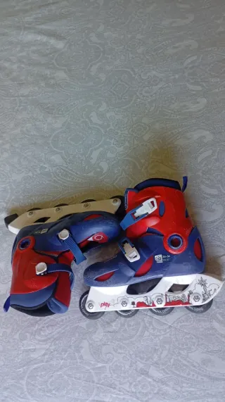 Patines Oxelo Niños Talla 34-36 + Protecciones
