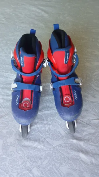 Patines Oxelo Niños Talla 34-36 + Protecciones