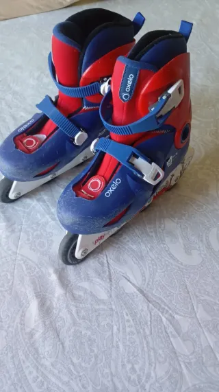 Patines Oxelo Niños Talla 34-36 + Protecciones