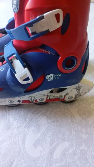 Patines Oxelo Niños Talla 34-36 + Protecciones