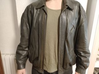 Chaqueta Cuero Vintage Curtido al Cromo