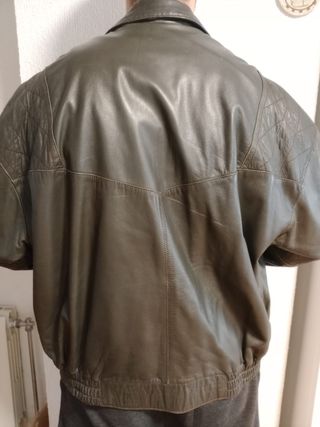 Chaqueta Cuero Vintage Curtido al Cromo