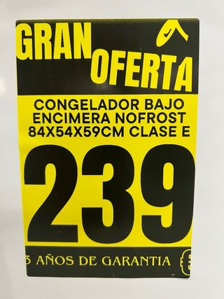 Congelador Whirlpool Bajo Encimera