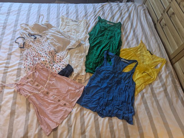 Lotto di 10 camicette taglia M