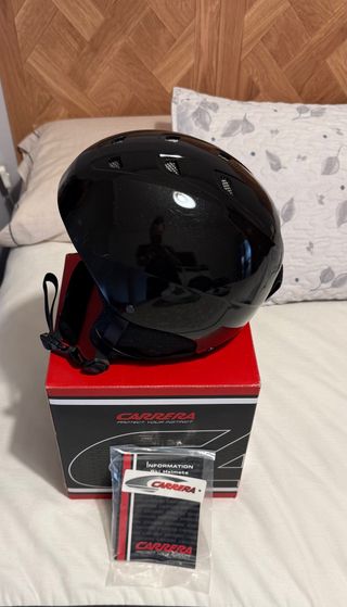 Casco de esquí Carrera Negro