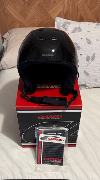 Casco de esquí Carrera Negro