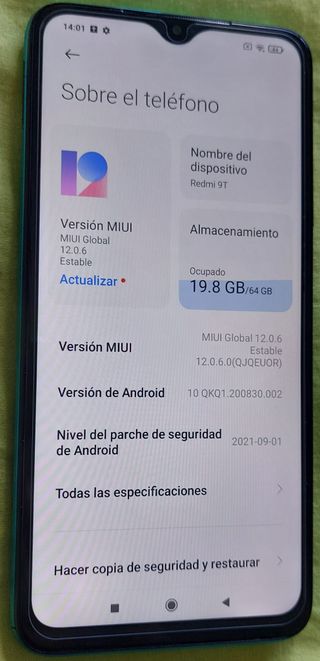 Xiaomi Redmi 9T Verde Multicolore