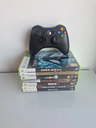 Pack Xbox 360: Mando + 6 Juegos
