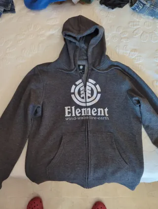 Sudadera Element gris talla M