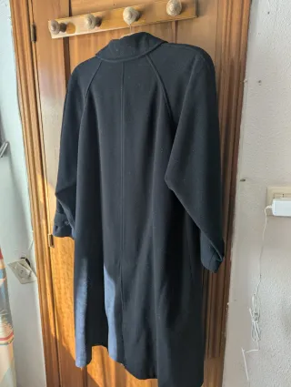 Abrigo Burberry Lana virgen Vintage azul oscuro