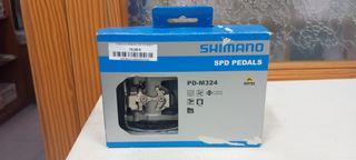 Pedales Shimano M324 SPD Mixtos Nuevos