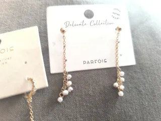 Pendientes Parfois Estrella y Perlas