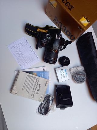 Cámara Nikon D3300 Kit Reportaje + Regalos