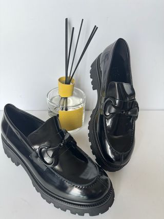 Mocassini Classe 33 Pelle Nera Tg 39