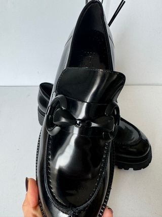 Mocassini Classe 33 Pelle Nera Tg 39