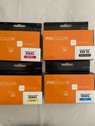 20 Cartuchos Tinta  E26XL compatible Modelo Epson 