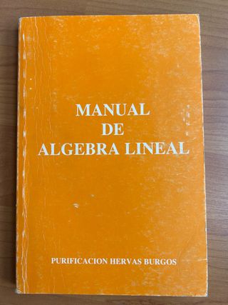 Manual de Álgebra Lineal