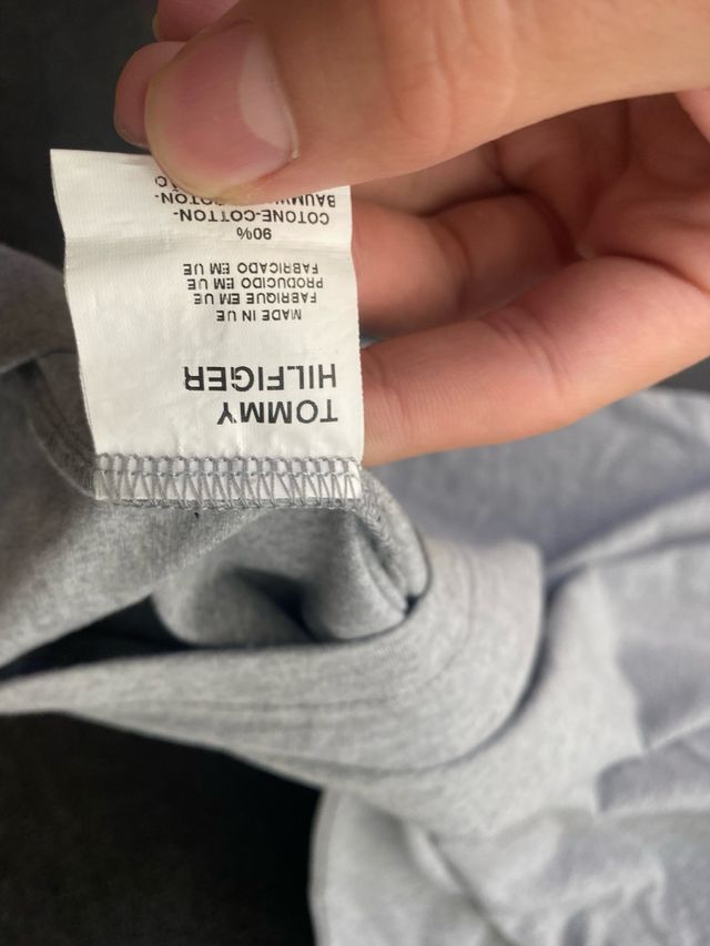 T-shirt Tommy Hilfiger grigia taglia XL