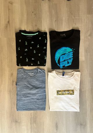 Lote 4 Camisetas Hombre