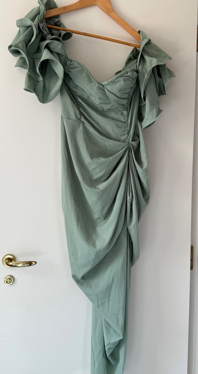 Vestido verde PrettyLittlething Talla L/40