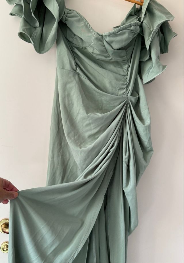 Vestido verde PrettyLittlething Talla L/40