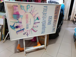 Rótulo para negocio. 