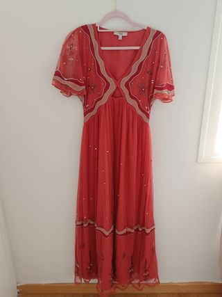 Vestido Hoss Intropia Rojo Talla M
