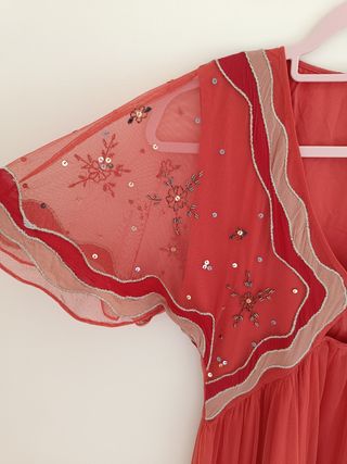 Vestido Hoss Intropia Rojo Talla M