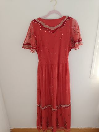 Vestido Hoss Intropia Rojo Talla M