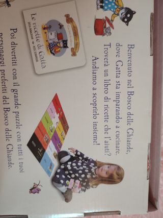 Libro e puzzle gigante Le ricette di Gatta