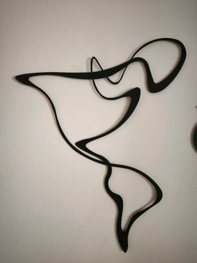 Decoración Mapa Mundo Forjado Negro