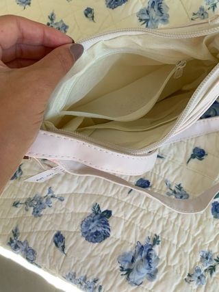 Borsetta a spalla con fiocco e strass