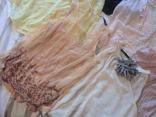 Lote ocho blusas juveniles con detalles