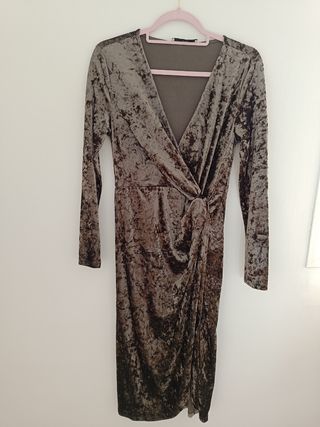 Vestido Mango gris oscuro
 T M