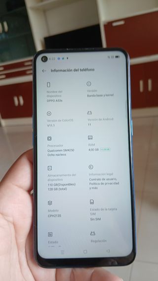 Oppo A53s Blu