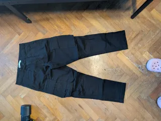 Pantalón Cargo Zara Talla 38 Negro