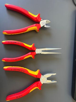 3 Alicates Knipex Usados (1 Semana)