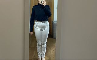 Pantalón vaquero blanco