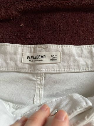 Pantalón vaquero blanco
