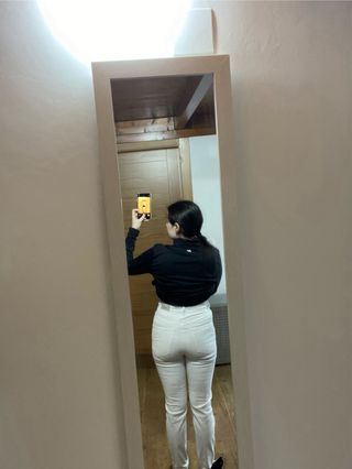 Pantalón vaquero blanco