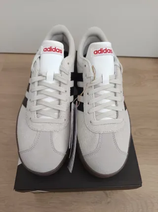 Adidas VL Court 2.0 Talla 40.5 Beige/Marrón